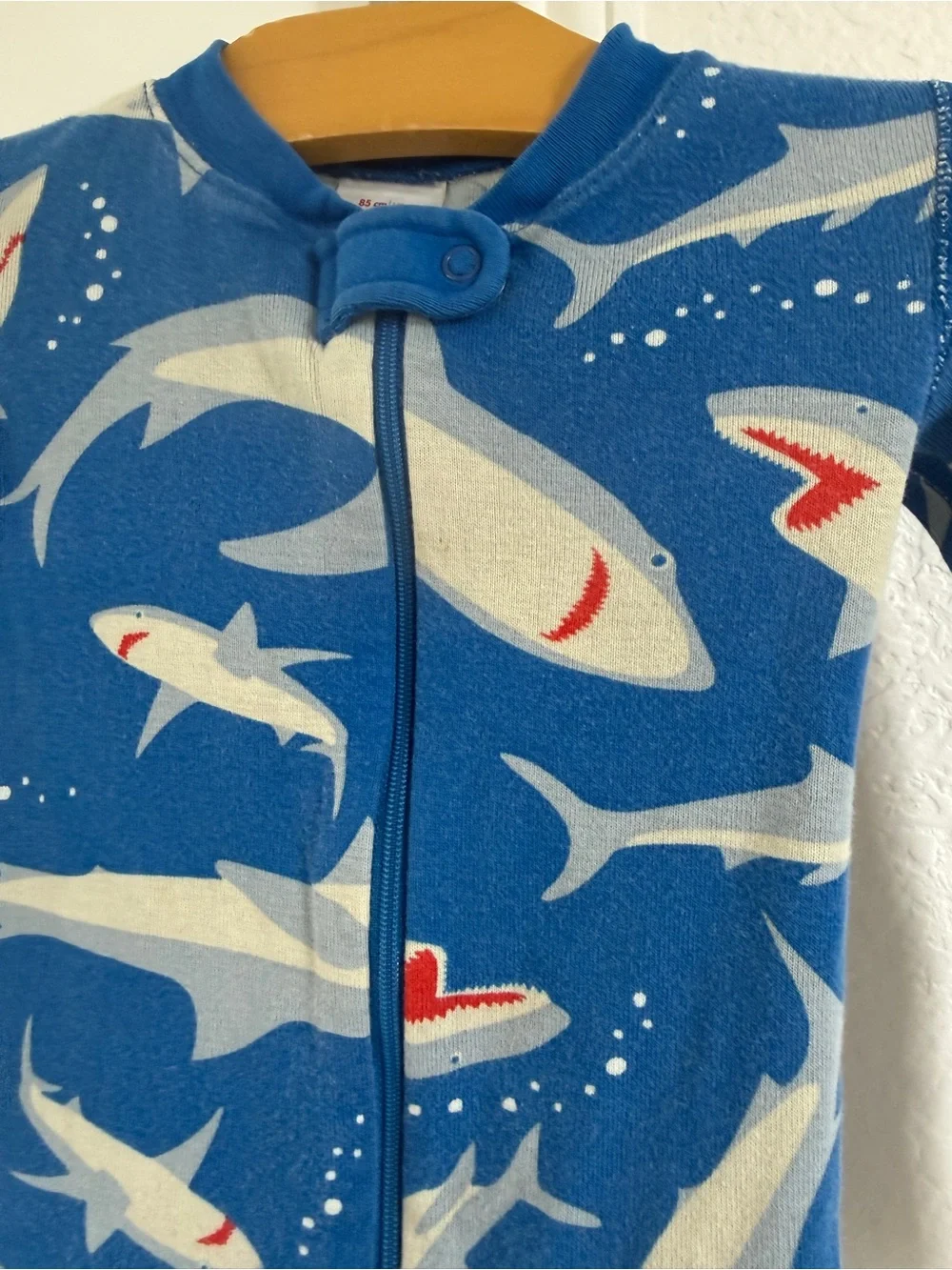 Hanna Andersson sleeper sharks 2T